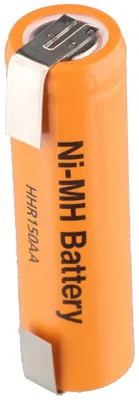 Produktbild von Panasonic Akku HHR-150AAF9 NiMH 1,2Volt 1500mAh mit Lötfahne U-Form