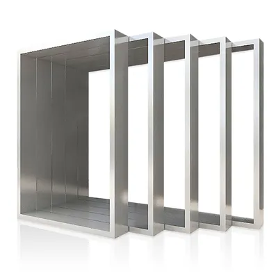 Zdjęcie produktu dla 46101-80 / Montixx® Zestaw 2 sztuk (1 para) nóg stołowych i ramy stołu ze stali nierdzewnej – podstawa stołu / nogi meblowe, B80 cm x H72 cm