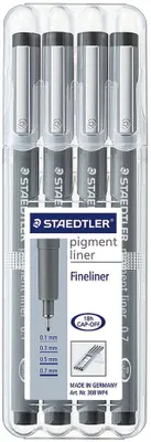 Image de STAEDTLER pigment liner 308 (0.1mm) schwarz