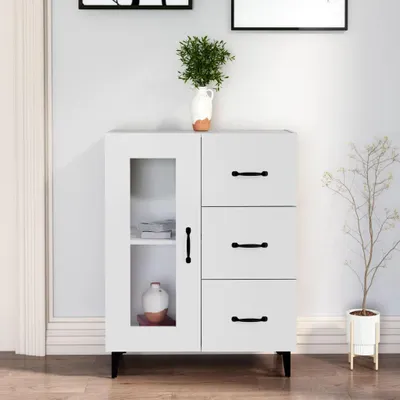 Produktbild von vidaXL Sideboard Weiß 69,5x34x90 cm Holzwerkstoff