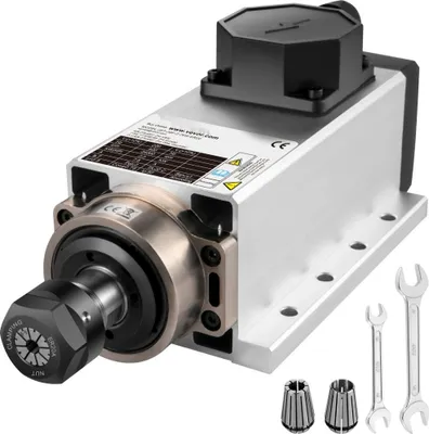 Obrázok produktu pre Vzduchom chladený vretenový motor 2,2KW ER20 - Frézovacie vreteno - Lineárny motor - Vzduchom chladený CNC gravírovací stroj - 24000RPM - Vretenový motor