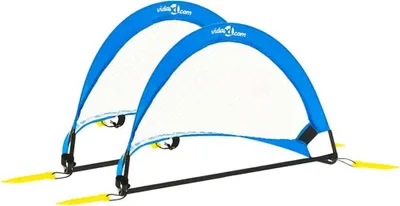 Produktbild von Fußballtore Kinder 2 Stk. mit Aufbewahrungstasche 75,5x46x48 cm , Tore & Torwände Design 2024
