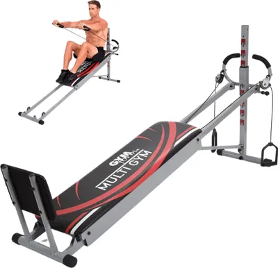 Produktbild von Gymform® Multigym - Heimtrainer , Kraftstation, klappbar, zuhause, Ganzkörpertraining in kürzester Zeit, Fitness Bank