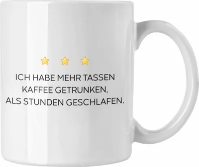 Produktbild von Trendation - Lustige Tasse mit Spruch für Frauen Männer Arbeit Büro Lustig Tassen Becher mit Sprüchen Kollegin Geschenk Sarkasmus Kaffee (Weiß)