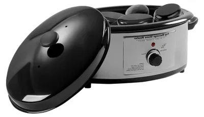 Produktbild von Hot Stone Massage Set mit 6L Wärmegerät, digitale Steuerung und Temperaturanzeige für den privaten Gebrauch und Wellnessanwendungen