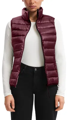 Produktbild von QS Damen 2162868 Steppweste, 3900_bordeaux, XS EU