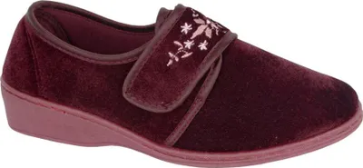 Produktbild von Sleepers - "Elsie" Hausschuhe für Damen, Synthetischer Stoff DF4634 (37 EU) (Burgunderrot)