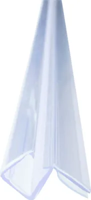 Produktbild von Bagnoxx Duschdichtung Anschlagdichtung 90 Grad, transparentes Eckprofil für Duschkabine im Bad, 8mm Glasstärke, Duschtürdichtung, PVC Duschlippe, 90 Grad Abdichtung