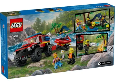 Obrázok produktu pre Hasičské auto 4x4 a záchranný čln