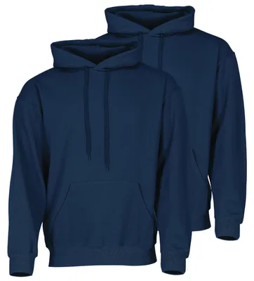 Produktbild von Doppelpack Fruit of the Loom Classic Kapuzen-Sweat Herren Hoodie 2er Pack + GRATIS MyShirt Stoffbeutel