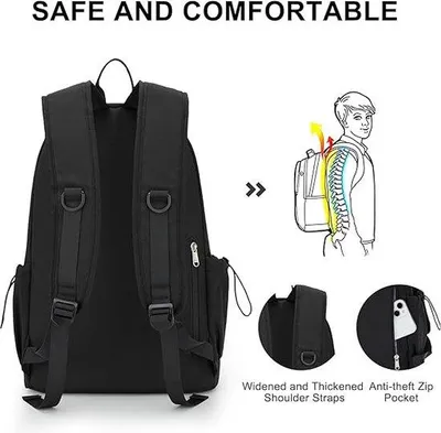 Produktbild von Famanu Rucksack Multifunktional - Laptoprucksack in Schwarz