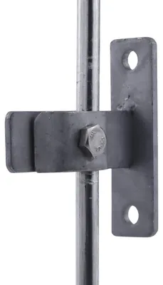 Produktbild von Haus-Held Runddrahthalter mit Grundplatte, verzinkt, 8–10 mm