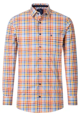 Produktbild von Redmond - Casual Fit - Herren Hemd (251070111), Größe:XXL, Farbe:Gelb(40)
