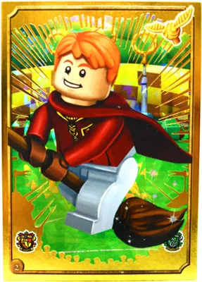 Produktbild von Blue Ocean LEGO Harry Potter Sticker Serie 1 (2023) Sammelsticker - Gold Karte 2