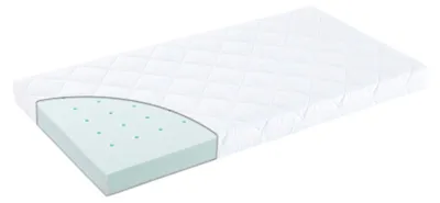 Produktbild von Träumeland Kinderbettmatratze Regenbogen 70x140x10 cm Babymatratze