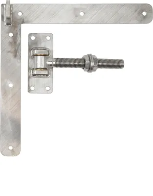 Produktbild von Verstellbares Ladenband 30 cm Edelstahl mit Ladenhaken Linksdrehend - Pro Stück