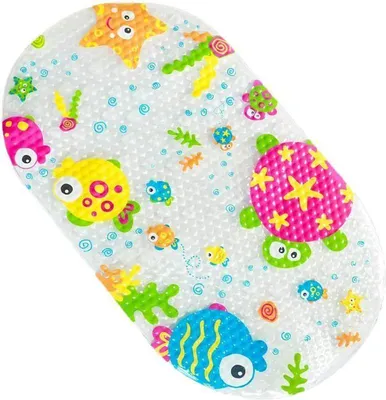 Produktbild von Tapis de bain, tapis de bain antidérapant et tapis de douche anti-moisissure avec ventouse forte, adapté aux bébés et aux enfants