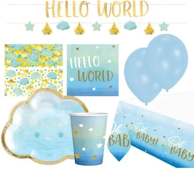 Produktbild von Oh Baby Boy Partyset 46-teilig