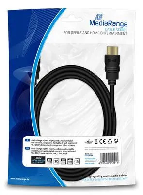 Productafbeelding van MediaRange MRCS155 MediaRange HDMI A Kabel 3,0 m