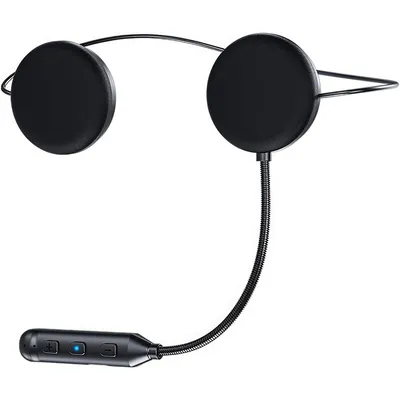 Produktbild von Motorrad Headset Bluetooth 5.3, Bluetooth Helm Headset mit Mikrofon, Stereo Lautsprecher, DSP Geräuschreduzierung, wasserdicht, für Integralhelm