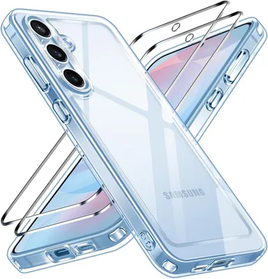Produktbild von Hülle + 2X Schutzglas für Samsung Galaxy S24 FE Panzerfolie Display Case Full
