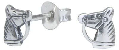 Produktbild von Kinderohrstecker: Mädchen Ohrringe Silber „Pferd“