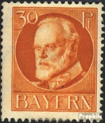 Produktbild von Briefmarken Bayern 1914 Mi 99I Friedensdruck postfrisch König Ludwig III