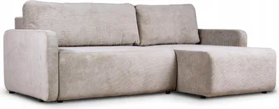 Produktbild von Ecksofa - Mit Schlaffunktion und Bettkasten - L-Form - Rechts - Beige - 222 x 96 x 148 cm - Schlafsofa - Modernes Sofa - CUBE