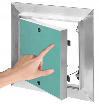 Zdjęcie produktu dla FIXO CRD 60x60 Drzwiczki rewizyjne G-K aluminiowe 600x600 mm Push to Open