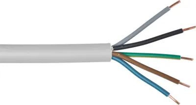 Produktbild von Kunststoff-Mantelleitung NYM-J, 5x1,5mm2, 50m-Ring