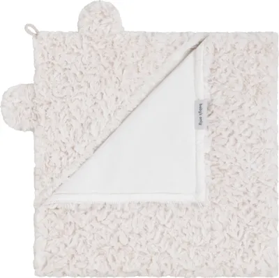 Produktbild von Baby's Only Einschlagdecke Snow - mit Ohren - Wollweiß - 75x75 cm