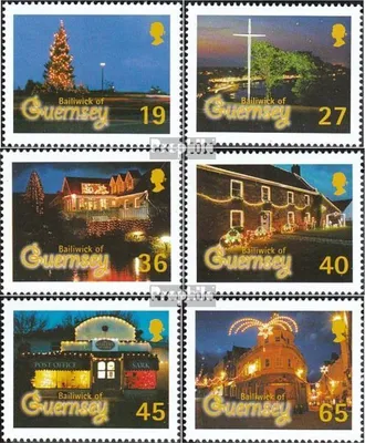 Produktbild von Briefmarken GB - Guernsey 2001 Mi 907-912 (kompl.Ausg.) postfrisch Weihnachten