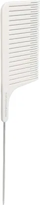 Productafbeelding van Haarhoogtepuntkam - Verfkam scheider - Haar verven - Ergonomisch ontwerp - 21 x 6 x 1 cm - Wit