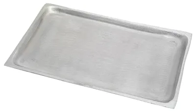 Obrázok produktu pre Obdĺžniková hliníková podložka na sviečky, 21x13 cm - Dekoratívna podložka na sviečky