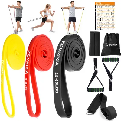 Productafbeelding van Set van 3 Weerstandsbanden voor Fitness en Yoga