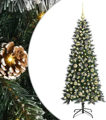 Obrázok produktu pre Umelý vianočný stromček Zelená 150 cm PVC, plast a oceľ