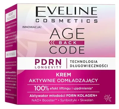 Image de Eveline Cosmetics Age Back Code – crème visage, hydratant, régénérant