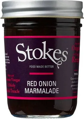 Obrázok produktu pre Marmeláda z červenej cibule Stokes s balzamikovým octom a sirupom z červenej repy 265g