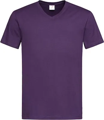 Produktbild von Stedman ST2300 | Classic V-Neck Herren T-Shirt - Farbe: Deep Berry - Größe: L