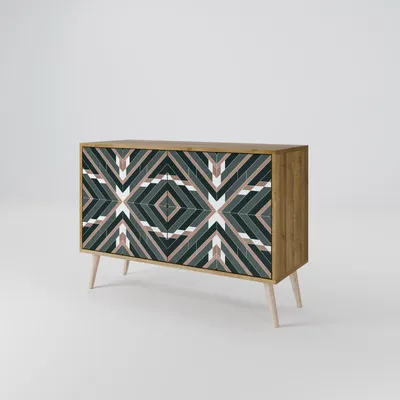 Immagine prodotto di Cassettiera Spacerebels a 2 ante - credenza cassettiera - credenza alta - mobile guardaroba - soggiorno camera da letto - 57,5×111×42 (HxLxP)