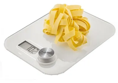 Obrázek produktu pro Macom 868, Elektronická kuchyňská váha, 5 kg, 1 g, Bílá, Pracovní deska, Obdélník