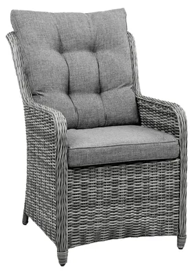 Produktbild von Dining-Gartenstuhl Dublin | Aschgrau | Rattan | 2er Set