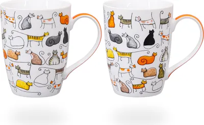 Produktbild von tea4chill Teetasse / Kaffeetasse / Tassen Set 2-tlg. "Dodo" 350ml aus Porzellan