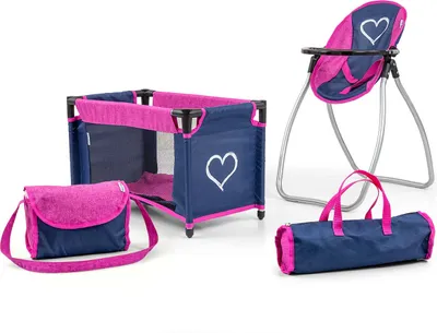 Produktbild von Milly Mally Elsa Prestige Marineblaues Puppenset