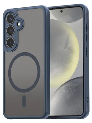 Produktbild von Techsuit – HaloFrost II MagSafe-Schutzhülle für Samsung Galaxy S24 – dunkelblau
