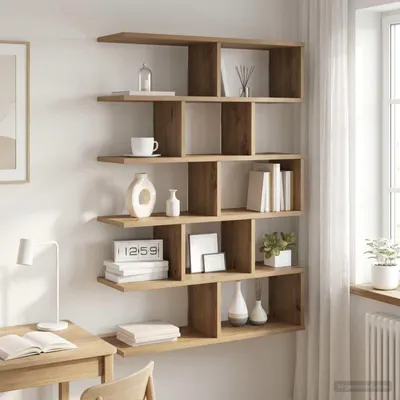Produktbild von Maison Exclusive - Wandregal Artisan-Eiche 70 x 20 x 100 cm