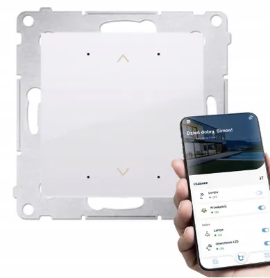 Zdjęcie produktu dla Simon 54 GO: Sterownik żaluzji Wi-Fi – biały
