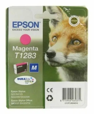 Produktbild von Epson Tintenpatrone magenta DURABrite T 128           T 1283