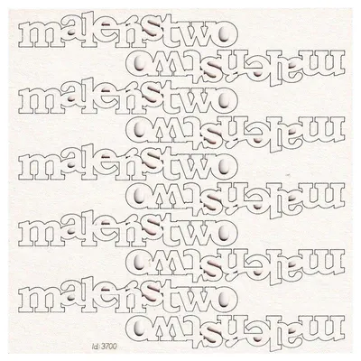 Immagine prodotto di TEKTURKA decorativa per scrapbooking - Scrapiniec Set di scritte "piccolino" 10 pezzi