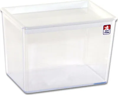 Image de récipient pour pot en vrac. 0,6l rectangulaire PH haut mélange de couleurs